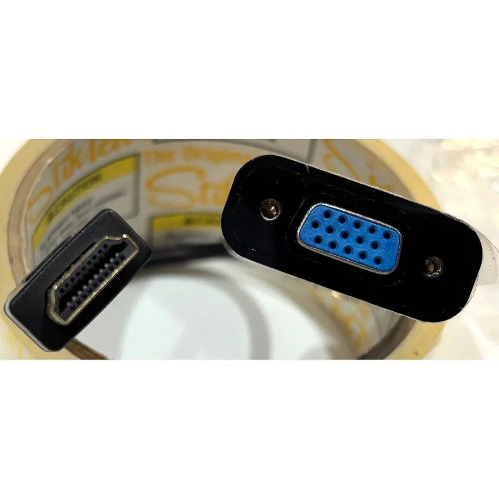 Moread HDMI To VGA Adapter With Cable - Durable & Compact Design